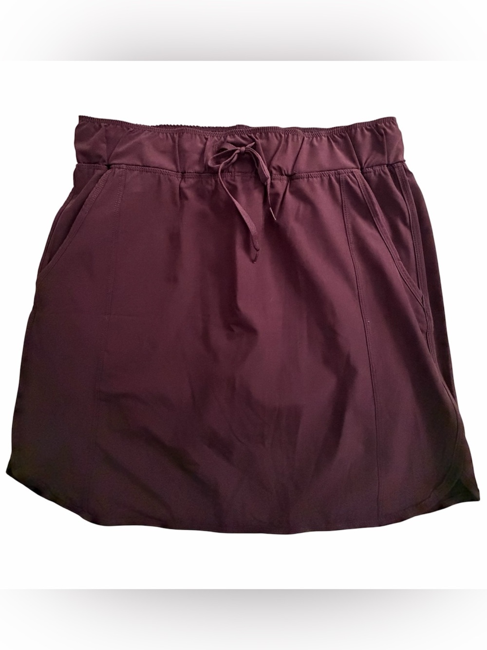 RBX Women's Elastic Waist Skort in Plum, Size M